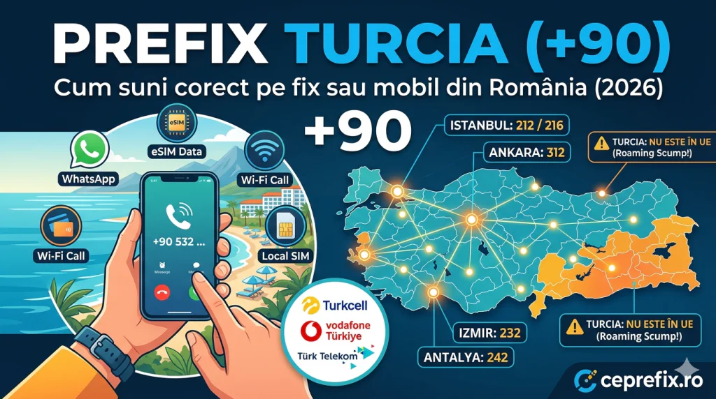 Prefix Turcia (+90)