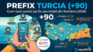 Prefix Turcia (+90)