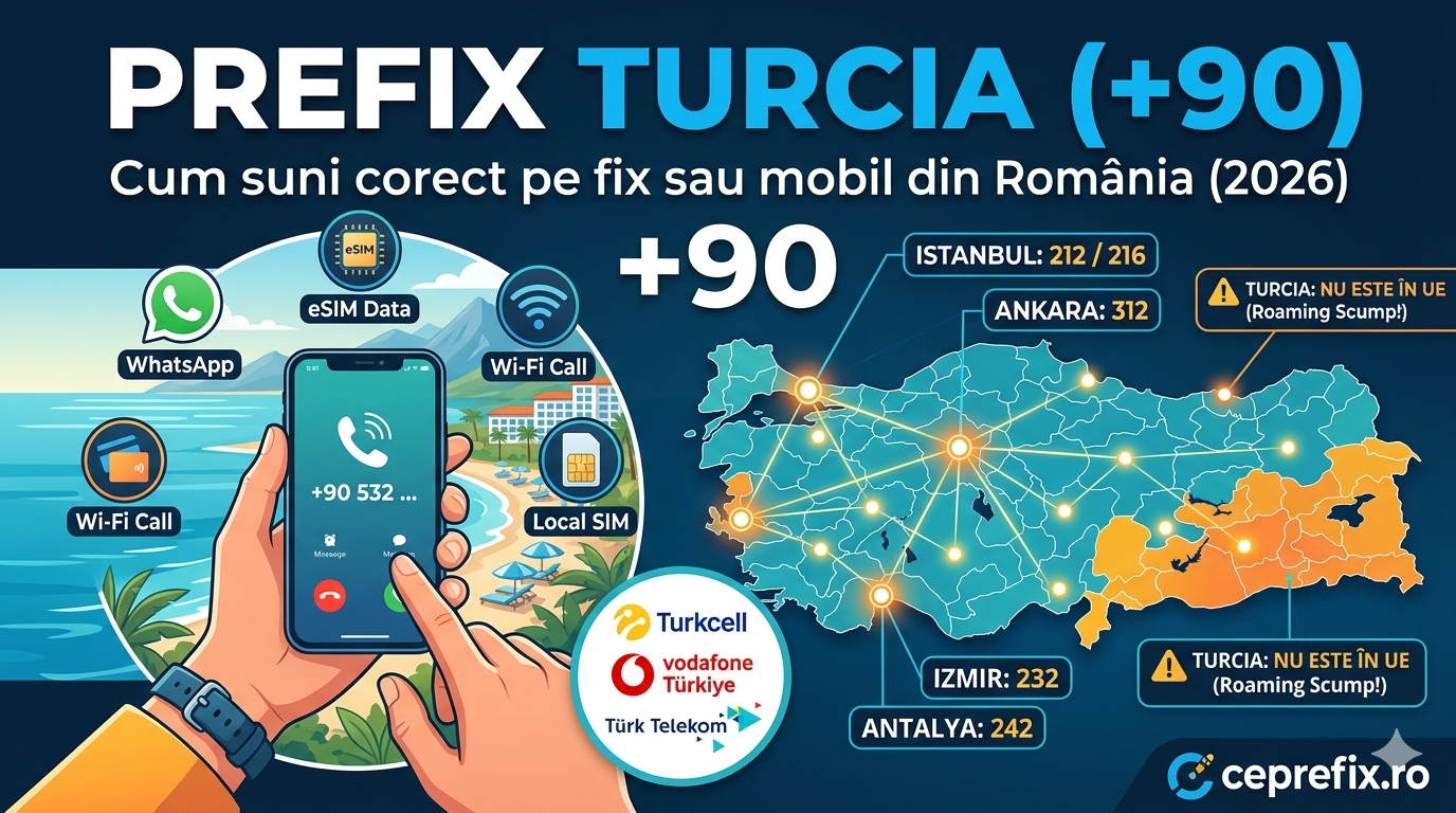 Prefix Turcia (+90)