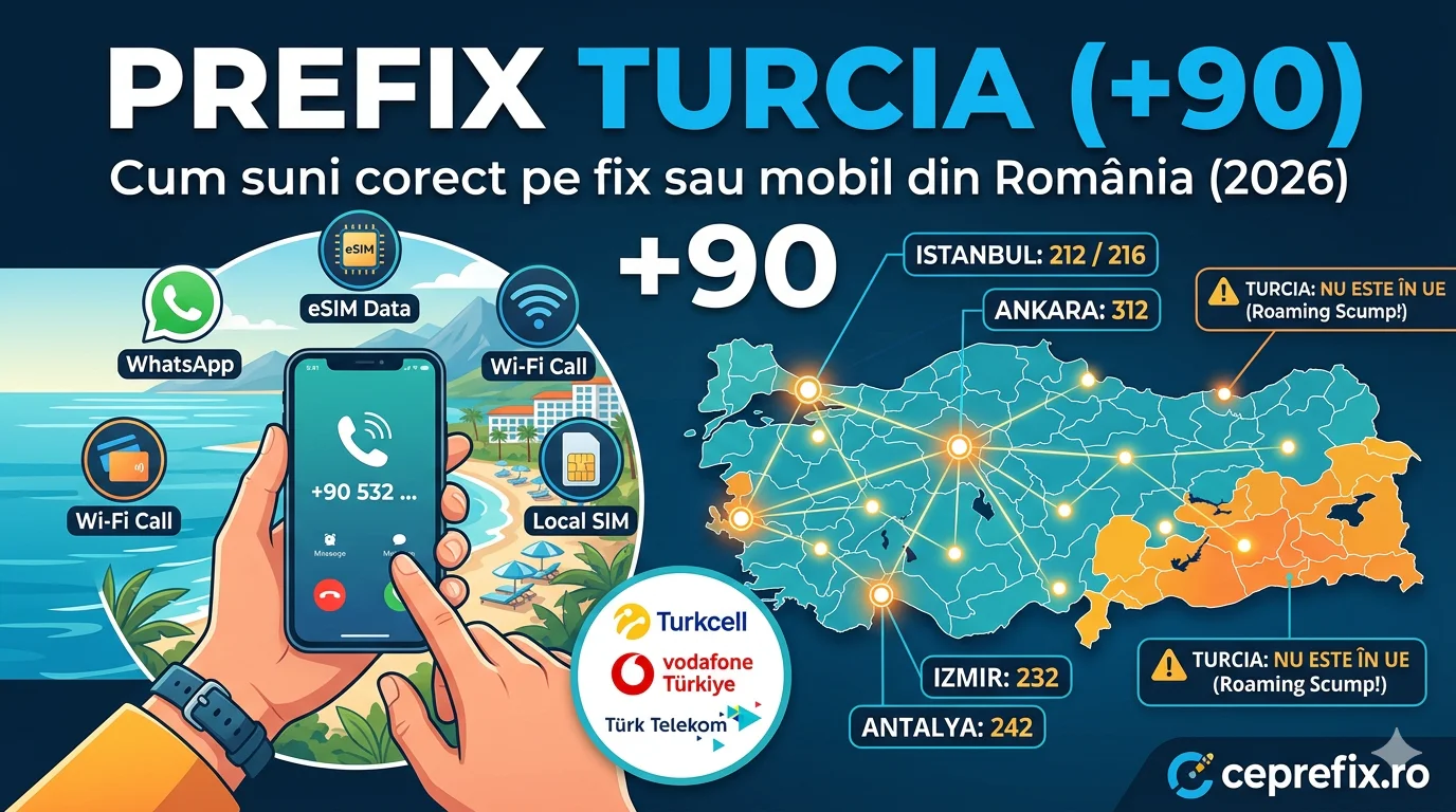 Prefix Turcia (+90)